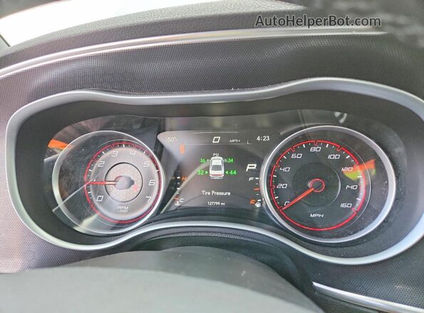 2C3CDXCT6GH280825 2016 DODGE CHARGER Silver ხელსაწყოთა პანელის ხედი