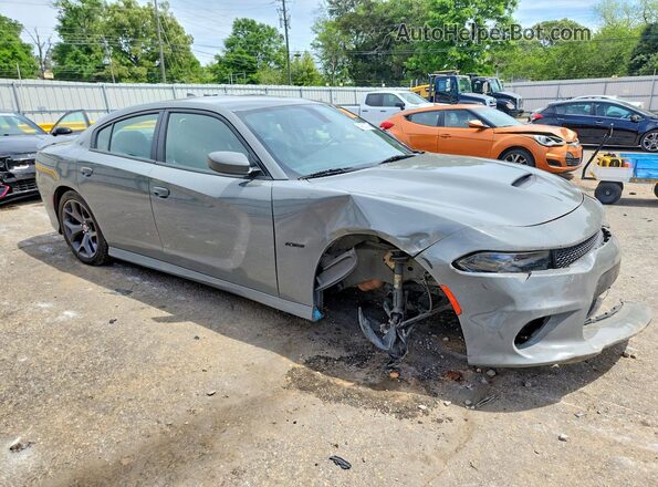 2C3CDXCT6KH629877 2019 DODGE CHARGER Серый Передняя правая четверть
