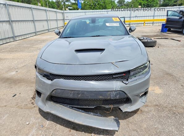 2C3CDXCT6KH629877 2019 DODGE CHARGER Серый Вид спереди