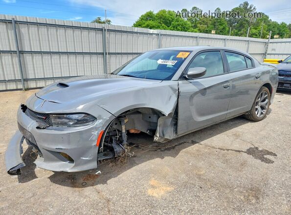 2C3CDXCT6KH629877 2019 DODGE CHARGER Серый Передняя левая четверть