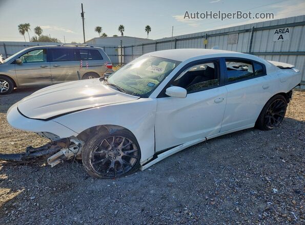 2C3CDXCT7HH561890 2017 DODGE CHARGER White Vista tres cuartos delantera izquierda
