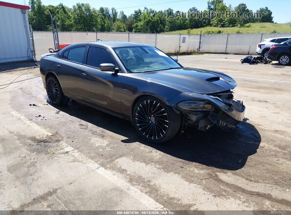 2C3CDXCT7KH526791 2019 DODGE CHARGER Black Przód prawy