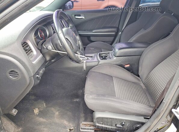 2C3CDXCT7KH575294 2019 DODGE CHARGER Black Vista interior delantera