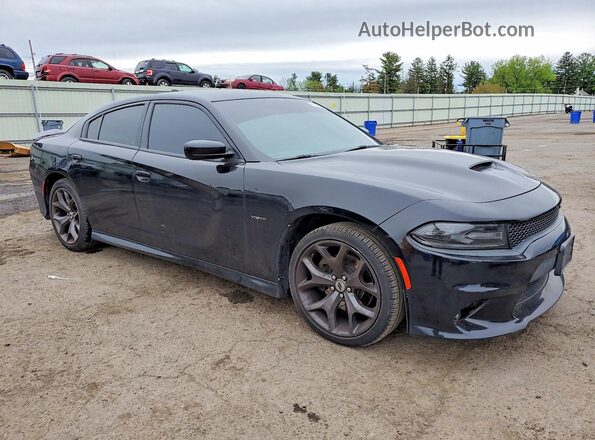 2C3CDXCT7KH575294 2019 DODGE CHARGER Black Delantero derecho