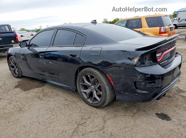 2C3CDXCT7KH575294 2019 DODGE CHARGER Black Trasero izquierdo
