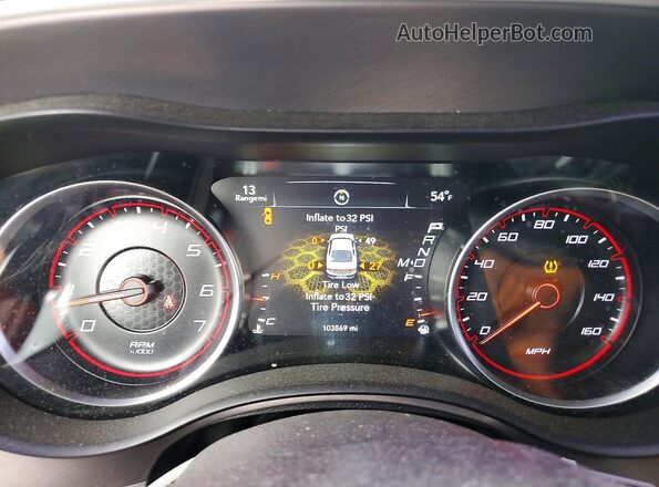 2C3CDXCT7KH575294 2019 DODGE CHARGER Black Vista del cuadro de instrumentos