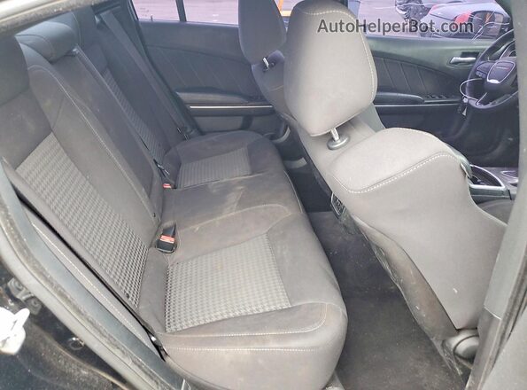 2C3CDXCT7KH575294 2019 DODGE CHARGER Black Vista de los asientos traseros