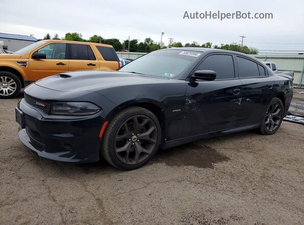 2C3CDXCT7KH575294 2019 DODGE CHARGER Black Vista tres cuartos delantera izquierda
