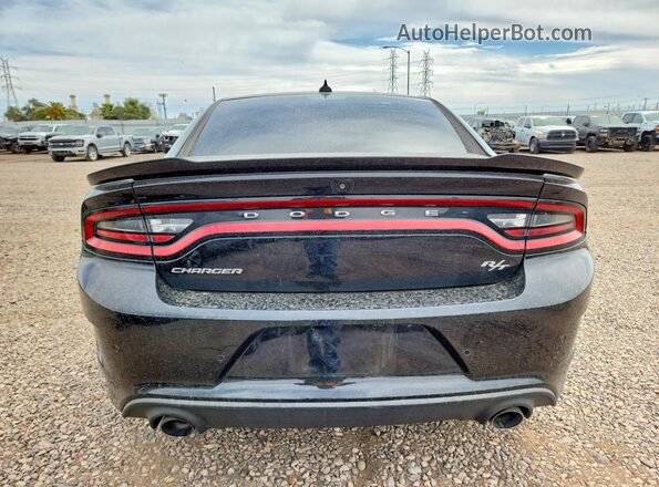 2C3CDXCT7KH584416 2019 DODGE CHARGER Black Widok z tyłu