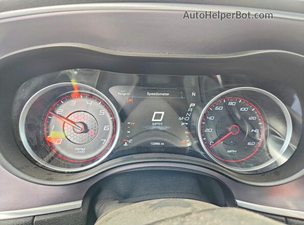 2C3CDXCT7KH584416 2019 DODGE CHARGER Black Widok zestawu wskaźników