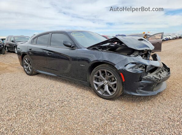 2C3CDXCT7KH584416 2019 DODGE CHARGER Black Przód prawy