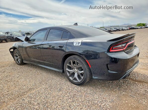 2C3CDXCT7KH584416 2019 DODGE CHARGER Black Tył lewy