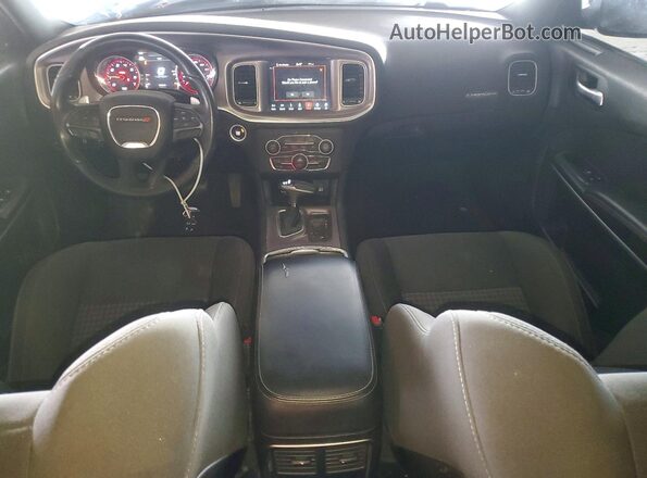 2C3CDXCT7KH584416 2019 DODGE CHARGER Black Widok deski rozdzielczej