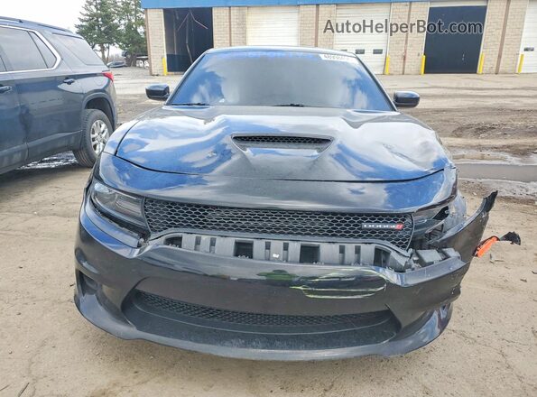2C3CDXCT7KH643304 2019 DODGE CHARGER Black Front view