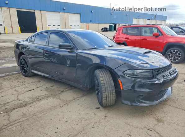 2C3CDXCT7KH643304 2019 DODGE CHARGER Black Front right