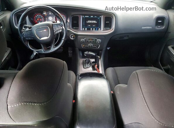 2C3CDXCT7KH643304 2019 DODGE CHARGER Black Dashboard view
