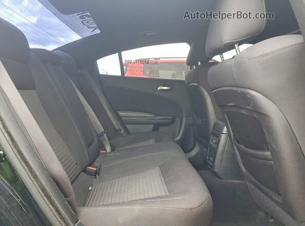 2C3CDXCT7KH643304 2019 DODGE CHARGER Black Rear seats view