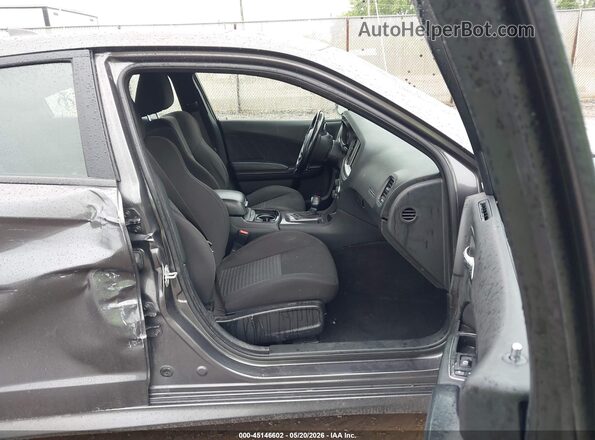 2C3CDXCT7KH726442 2019 DODGE CHARGER Серый Вид салона спереди