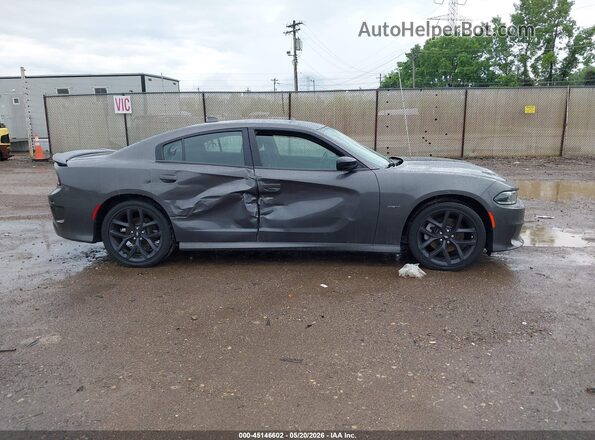 2C3CDXCT7KH726442 2019 DODGE CHARGER Серый Вид задней части салона