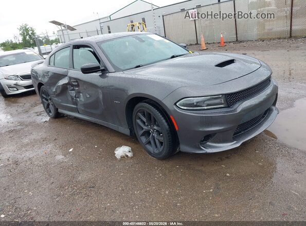 2C3CDXCT7KH726442 2019 DODGE CHARGER Серый Передняя правая четверть