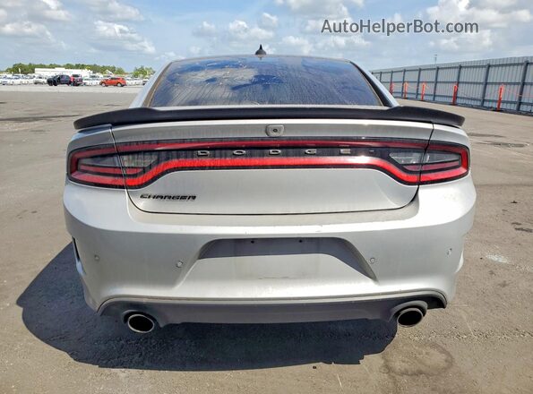 2C3CDXCT7LH204752 2020 DODGE CHARGER Silver Հետևի տեսք