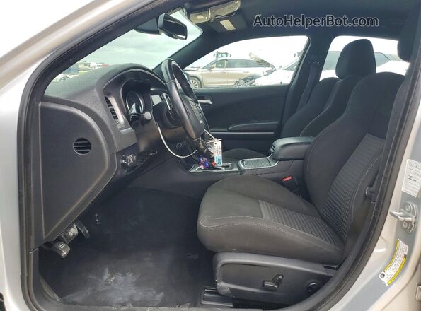 2C3CDXCT7MH642348 2021 DODGE CHARGER Gray Widok wnętrza z przodu