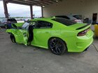 2023 Dodge Charger R Зеленый vin: 2C3CDXCT7PH639230 Damage: Left Rear Door, Dent(S) W/ Paint Dmg, > 12 Inches