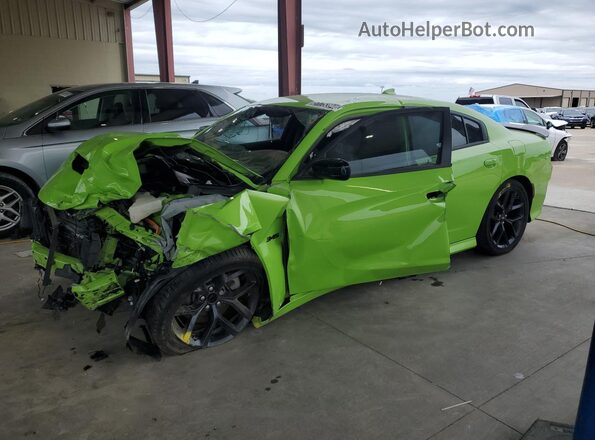 2C3CDXCT7PH639230 2023 DODGE CHARGER Зеленый 