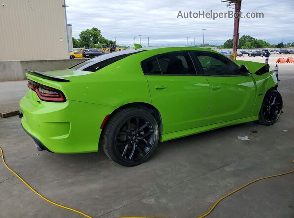 2C3CDXCT7PH639230 2023 DODGE CHARGER Зеленый Задняя правая четверть
