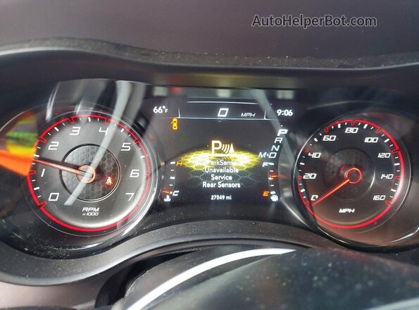 2C3CDXCT7PH672681 2023 DODGE CHARGER Красный Вид щитка приборов