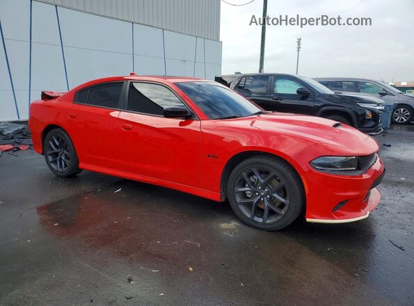 2C3CDXCT7PH672681 2023 DODGE CHARGER Красный Передняя правая четверть
