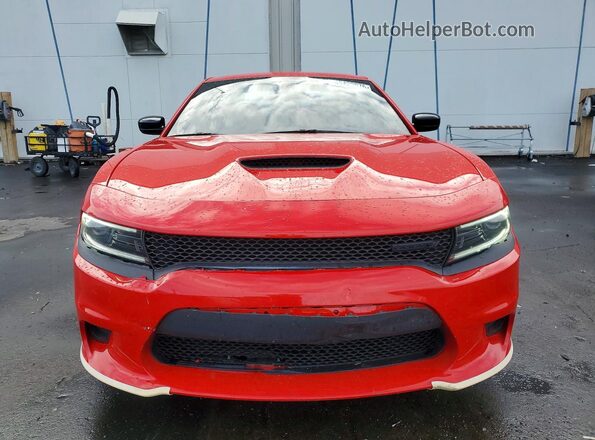 2C3CDXCT7PH672681 2023 DODGE CHARGER Красный Вид спереди