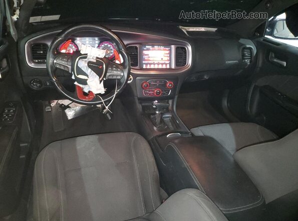 2C3CDXCT8GH356187 2016 DODGE CHARGER Gray Dashboard view