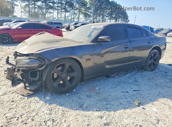 2C3CDXCT8JH122686 2018 DODGE CHARGER Серый Передняя левая четверть