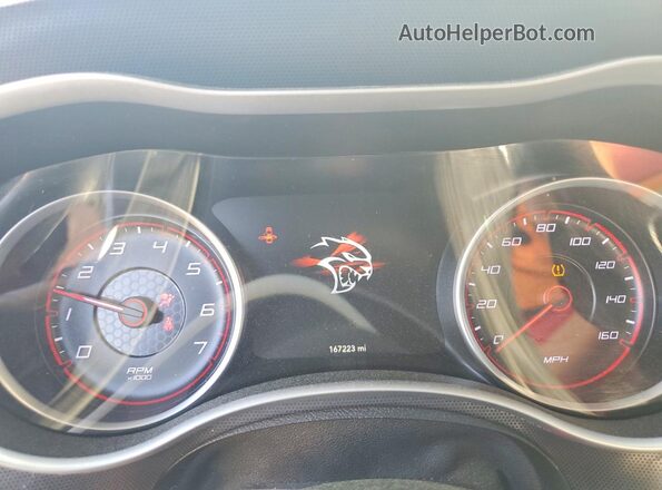 2C3CDXCT8JH122686 2018 DODGE CHARGER Серый Вид щитка приборов