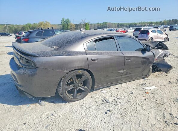2C3CDXCT8JH122686 2018 DODGE CHARGER Серый Задняя правая четверть