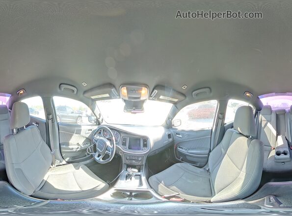 2C3CDXCT8JH122686 2018 DODGE CHARGER Серый Панорамный вид салона 360°