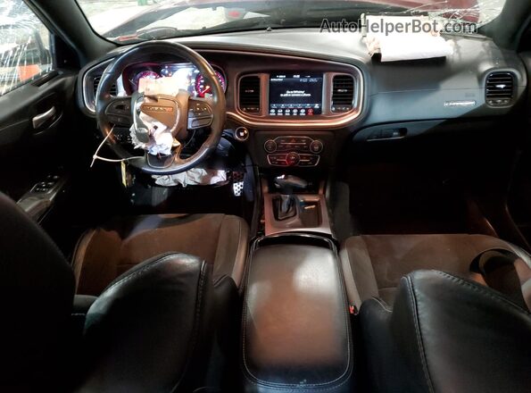 2C3CDXCT8LH157635 2020 DODGE CHARGER Burgundy Widok deski rozdzielczej