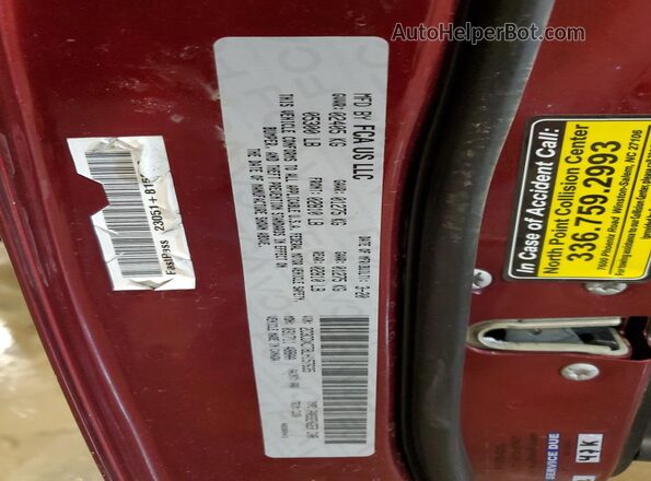 2C3CDXCT8LH157635 2020 DODGE CHARGER Burgundy Widok komory silnika