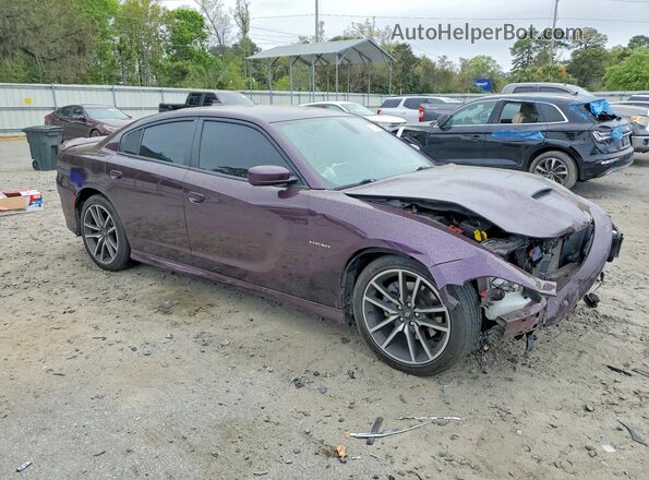 2C3CDXCT8LH200483 2020 DODGE CHARGER Фиолетовый Передняя правая четверть