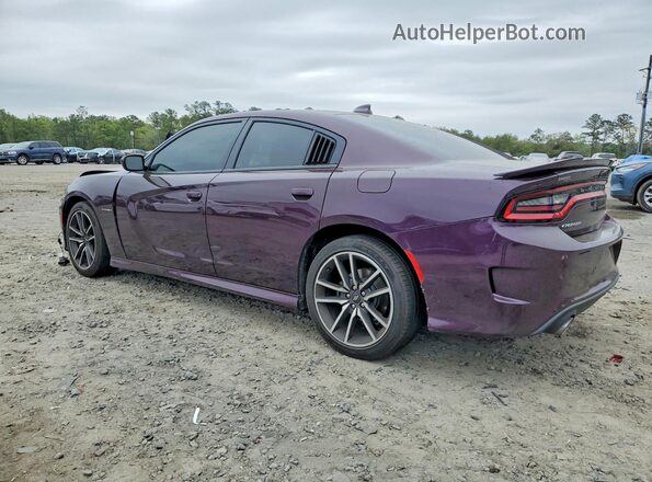 2C3CDXCT8LH200483 2020 DODGE CHARGER Фиолетовый Задняя левая четверть