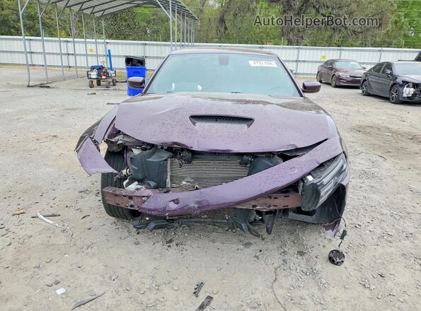 2C3CDXCT8LH200483 2020 DODGE CHARGER Фиолетовый Вид спереди