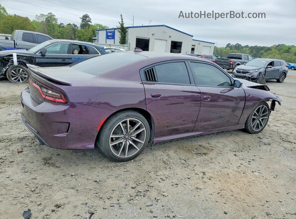 2C3CDXCT8LH200483 2020 DODGE CHARGER Фиолетовый Задняя правая четверть