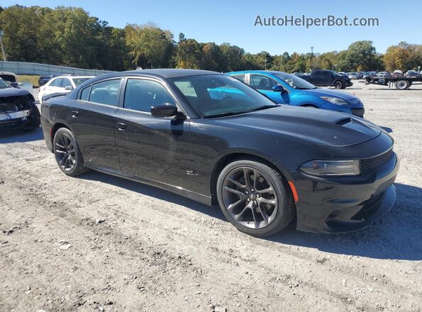 2C3CDXCT8MH553176 2021 DODGE CHARGER Черный Передняя правая четверть