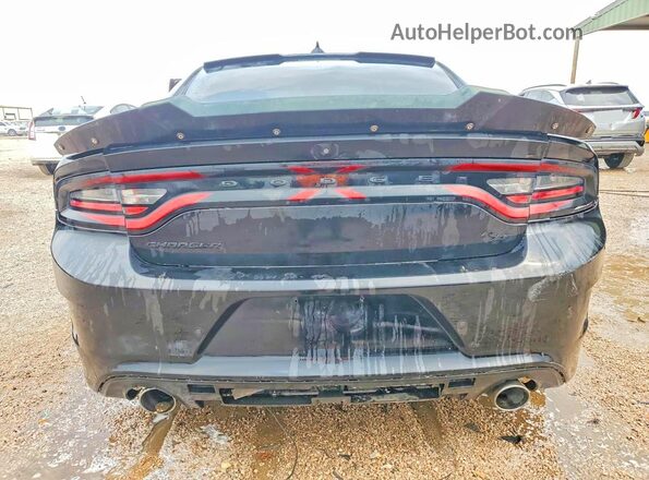 2C3CDXCT8NH110298 2022 DODGE CHARGER Black უკანა ხედი
