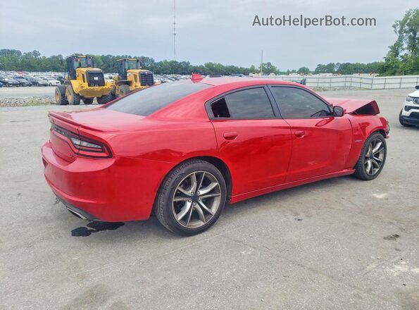 2C3CDXCT9GH139019 2016 DODGE CHARGER Red Задня права чверть