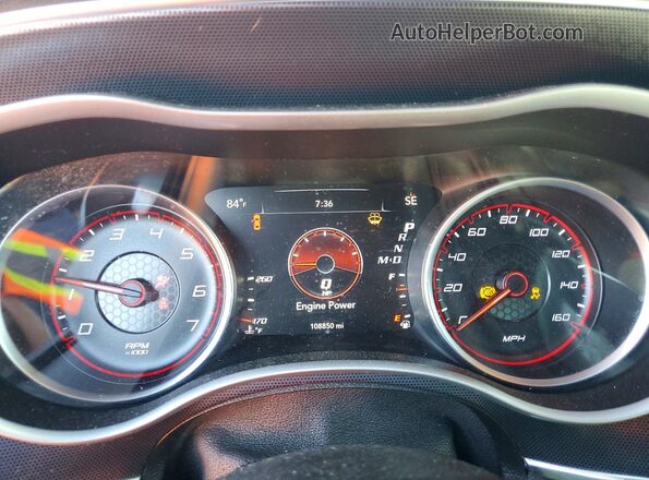2C3CDXCT9GH174658 2016 DODGE CHARGER Серый Вид щитка приборов