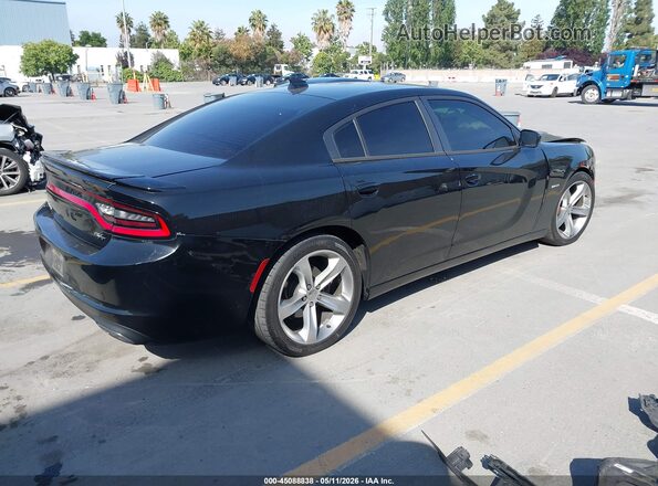 2C3CDXCT9GH186552 2016 DODGE CHARGER Black Tył prawy