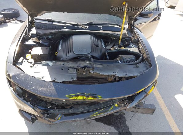 2C3CDXCT9GH186552 2016 DODGE CHARGER Black Widok z tyłu