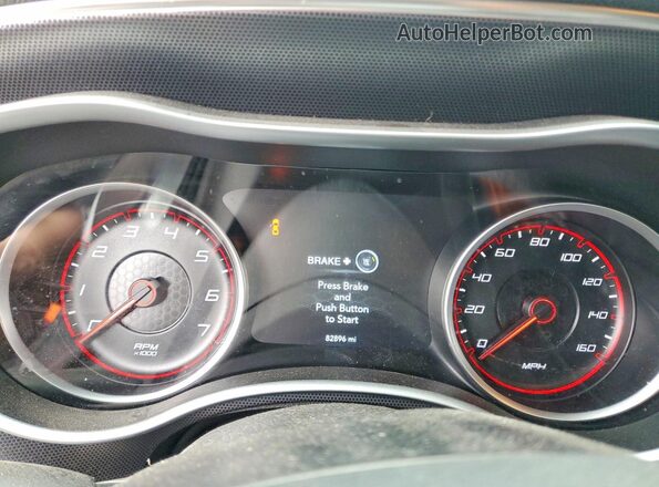 2C3CDXCT9HH660744 2017 DODGE CHARGER Gray ხელსაწყოთა პანელის ხედი